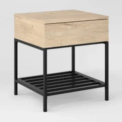Loring End Table With Charging Station - Threshold™ -Modern Living Sales GUEST d8b9567b a4cd 4bda 98a6 31c5f7bf53fc