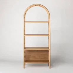 72" Holladay Curved Wooden Bookcase - Threshold™ Designed With Studio McGee 15 72" Holladay Curved Wooden Bookcase - Threshold™ Designed With Studio McGee -Modern Living Sales GUEST d943db6e 6472 430a 9ad5 fc2a6405edb6