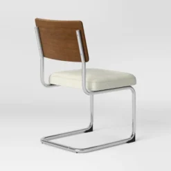 2pk Cecilton Chrome Cantilever Dining Chairs Cream Boucle - Threshold™ -Modern Living Sales GUEST da5167cd 3a46 4c0c a287 6bc5e486b905