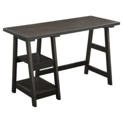 Designs2Go Trestle Desk With Shelves - Breighton Home -Modern Living Sales GUEST dce1e693 0860 4d20 872d b1e4fbd1c6b4