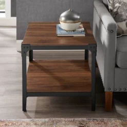 Set Of 2 Benny Urban Industrial Angle Iron Side Tables - Saracina Home -Modern Living Sales GUEST e335cb11 3410 4964 b320 30a99e73fde6