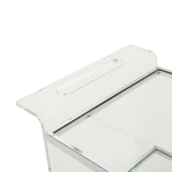 Yves Acrylic Bar Trolley Clear - Christopher Knight Home -Modern Living Sales GUEST e36ee3a8 35fa 4729 b14b a8598c1d2f60
