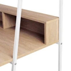 36" Writing Desk With Open Storage Ladder Bookshelf - Saracina Home -Modern Living Sales GUEST e6b06f69 3c40 4d14 89cd a621a54542e1