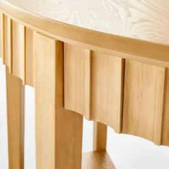 Thousand Oaks Wood Scalloped Demilune Console Table - Threshold™ Designed With Studio McGee 8 Thousand Oaks Wood Scalloped Demilune Console Table - Threshold™ Designed With Studio McGee -Modern Living Sales GUEST eb35aaa8 f7c8 4881 b5d1 f85e53b2ca90