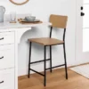 Wood & Steel Counter Stool -Natural/Black - Hearth & Hand™ With Magnolia 1 Wood & Steel Counter Stool -Natural/Black - Hearth & Hand™ With Magnolia -Modern Living Sales GUEST eb4c6eaf fe1a 4354 a468 e825ff634758