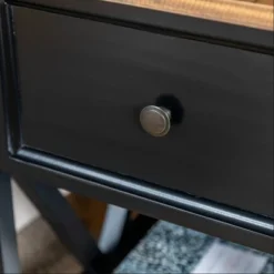 Set Of 2 Farmhouse Single Drawer V Frame Nightstands - Saracina Home -Modern Living Sales GUEST f1245680 253f 435e 8e31 ba1601b73c4d