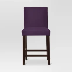 25" Velvet Parsons Counter Height Barstool Wood - Threshold™ -Modern Living Sales GUEST f1980123 daa4 41ed 8e94 0c1b9ccd5da5