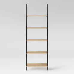 72" Loring 5 Shelf Leaning Bookshelf - Threshold™ -Modern Living Sales GUEST f4e96bb7 5cfd 4079 96b1 158103387d69