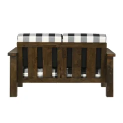 Jovie Gingham Rustic Loveseat - HOMES: Inside + Out -Modern Living Sales GUEST f773bcaf 574a 4e27 96b6 3bc9f78da4e4