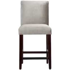 25" Velvet Parsons Counter Height Barstool Wood - Threshold™ -Modern Living Sales GUEST f9dfe6cc 73c9 46f6 9146 046c7990b68e