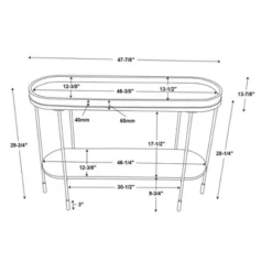 Wood & Metal Console Table - Black - Hearth & Hand™ With Magnolia -Modern Living Sales GUEST fec9fccd 6dff 4fd7 82f9 d4eb3de00b32